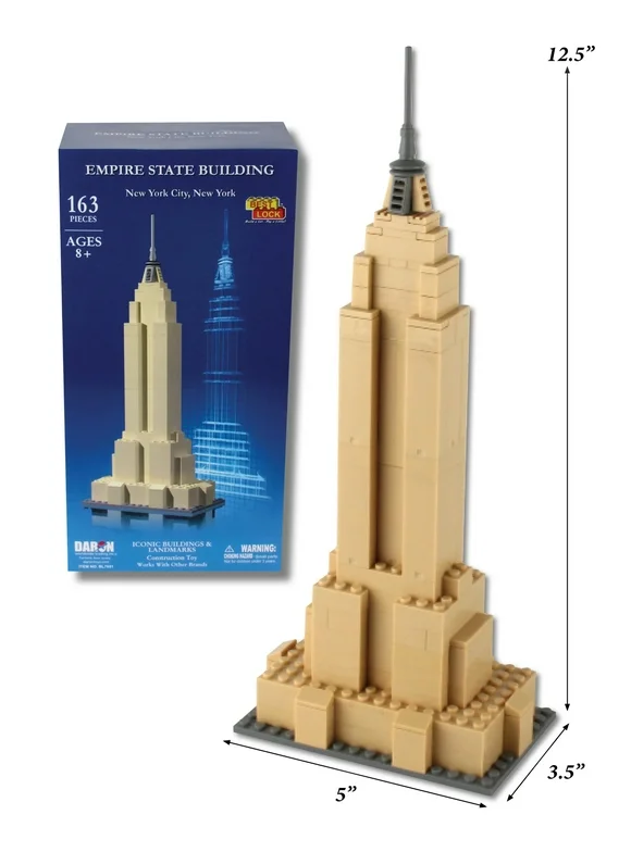 Best Lock: Empire State Building 163 Piece Construction Set: Iconic Architecture and Landmarks (Other)