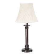 Better Homes and Gardens Bronze Table Lamp with Twist Pleat Shade