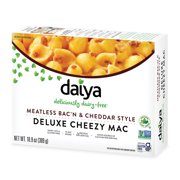 Daiya Meatless Bac'n and Cheddar Style Deluxe Cheezy Mac - Dairy Free Gluten Free Vegan Mac and Cheese - 10.9 oz
