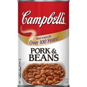 Campbells Canned Beans, Pork and Beans, 53.25 oz. Can (Pack of 12)