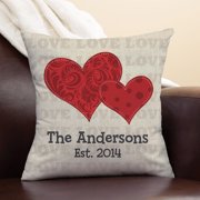 Personalized Heart of Love Pillow