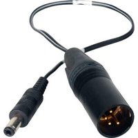 1Pc Laird BD-PWR1-01 Blackmagic Design Power Cable - 2.5mm DC Plug to 4-Pin XLR Male - 1 Foot