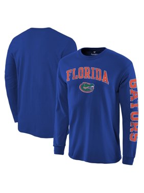 Florida Gators Fanatics Branded Distressed Arch Over Logo Long Sleeve Hit T-Shirt - Royal