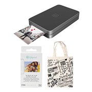 Lifeprint 2x3 Portable Photo and Video Printer (Black) Starter Kit