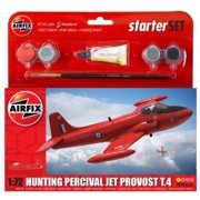1/72 Hunting T4 Percival Jet Provost Aircraft Small Starter Set w/paint & glue