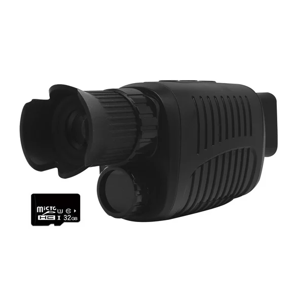 Tomshine Night Vision Monocular, Infrared Optical Night Vision Device, 10 Languages 5X Digital Zoom Photo Video Playback 500~1000M Full Dark Viewing Distance for Outdoor Hunt Boating
