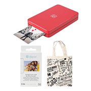 Lifeprint 2x3 Portable Photo and Video Printer (Red) Starter Kit