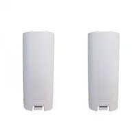 Lot 2 2X Wii Remote Battery Cover Shell White
