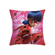 Personalized Miraculous Ladybug And Tikki Throw Pillow