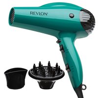 Revlon Essentials Volume Booster Hair Dryer, Teal with Concentrator and Diffuser