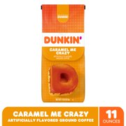 Dunkin Caramel Me Crazy Artificially Flavored Ground Coffee, 11 Ounces