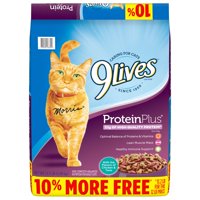 9Lives Protein Plus Dry Cat Food Bonus Bag, 13.2-Pound