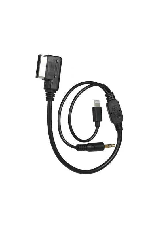 3.5mm AUX interface Adapter with line Fit For Audi VW MDI AMI MMI iPad iPhone 5 6S