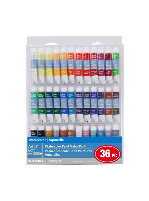 12 Packs: 36 ct. (432 total) Necessities Watercolor Paint Value Pack by Artist's Loft