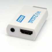 WII To HDMI Adapter Full Hd 1080p Output Upscaling Converter 3.5mm Audio Support + HDMI Cable