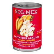 Sol-Mex Imitation Abalone Made from Calamari Squid, 15 Oz
