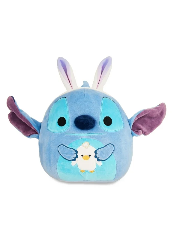 Squishmallows Official 8 inch Stitch with Bunny Ears - Child's Ultra Soft Stuffed Plush Toy