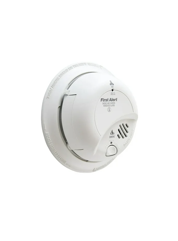 BRK Hard-Wired w/Battery Back-up Ionization Smoke and Carbon Monoxide Detector 6 pk