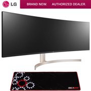 LG 49" Class 32:9 UltraWide Dual QHD IPS Curved LED Monitor (49" Diagonal) - 49WL95C-W with Deco Gear Large Extended Pro Gaming Mouse Pad