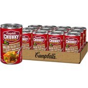 Campbell's Chunky Soup, Savory Pot Roast Soup, 18.8 Ounce Can (12 pack)