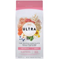 NUTRO ULTRA Adult Toy Breed High Protein Natural Dry Dog Food with a Trio of Proteins from Chicken, Lamb and Salmon, 4 lb. Bag