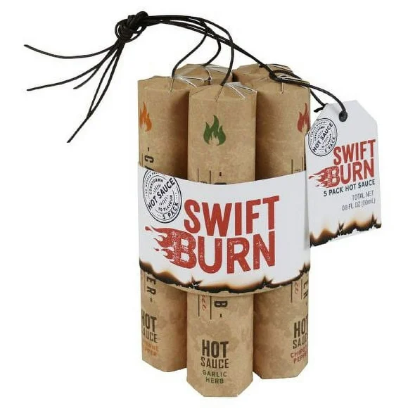 The Swift Burn Hot Sauce Set, 5 pk.