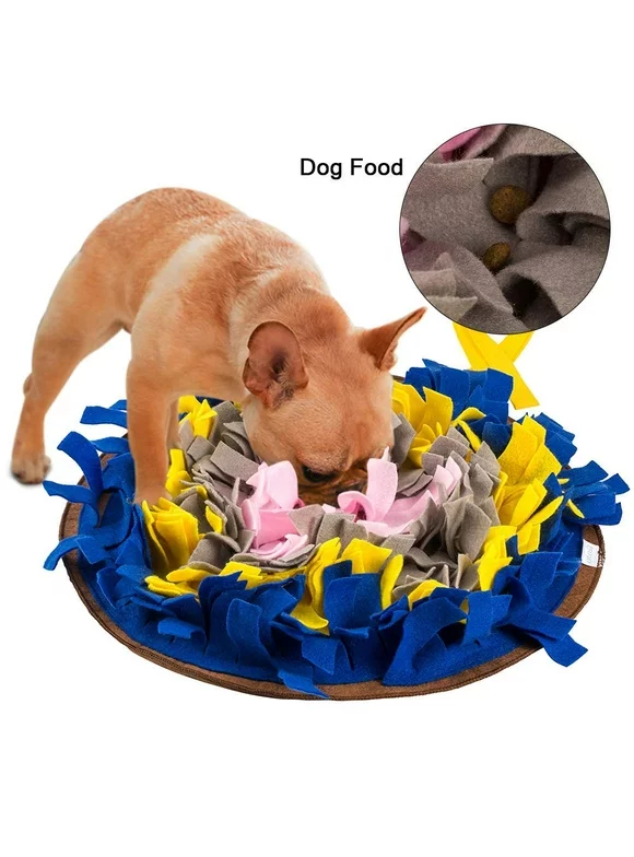 Reactionnx Snuffle Mat Nosework Blanket Dog Feeding Mat Pet Training Play Mats Puzzle Toys for Stress Release