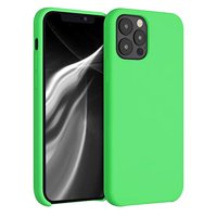 kwmobile TPU Silicone Case Compatible with Apple iPhone 12/12 Pro - Slim Protective Phone Cover with Soft Finish - Lime Green