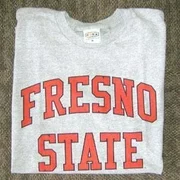 Fresno State Bulldogs T-shirt - Arch Print, Heather