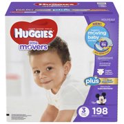 Huggies Little Movers Plus Diapers Size 3, 198-count
