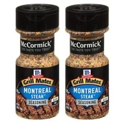 2-Pack McCormick Grill Mates Montreal Steak Seasoning, 3.4 Oz