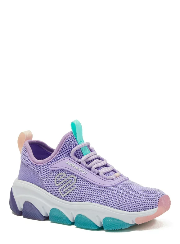 Justice Little Girl & Big Girl Fashion Athletic Sneaker, Sizes 13-6