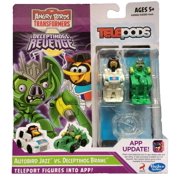 Hasbro, Angry Birds Transformers Telepods Autobird Jazz Bird vs. Deceptihog Brawl Pig Figure 2-Pack [Deceptihogs Revenge] NEW