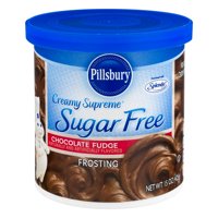 (4 Pack) Pillsbury Creamy Supreme Sugar Free Chocolate Fudge Frosting, 15 oz