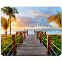 POPCreation Palm Trees Beach Sea Ocean Mouse pads Gaming Mouse Pad 9.84x7.87 inches