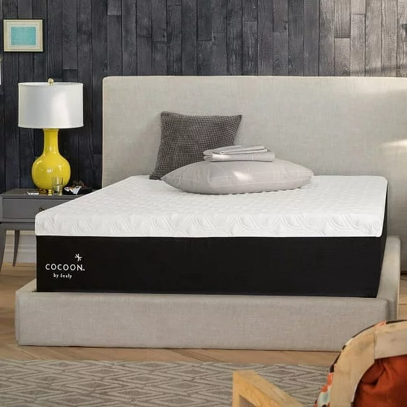 Cocoon by Sealy 12 Medium Hybrid Mattress in a Box, Adult, Queen