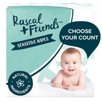 Rascal + Friends Sensitive Baby Wipes (Choose Your Count)