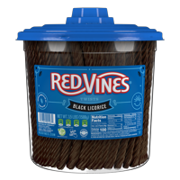 Red Vines Black Licorice Twists, 3.5lb Jar