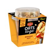 (1 Cup) Del Monte Oats To Go Banana Nut, 7.5 oz. Cup