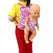 XADP Baby Doll Carrier Backpack -Storage for Doll Clothes and Accessories- Fits 15 to 18 inch Dolls dolls