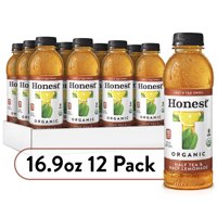 Honest Tea Organic Fair Trade Half Tea & Half Lemonade Gluten Free, 16.9 fl oz, 12 Pack