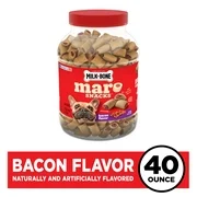 Milk-Bone MaroSnacks Dog Treats, Bacon Flavor, Small Size, 40-Ounce