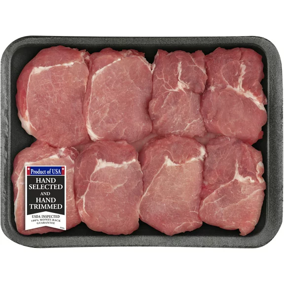 Pork Ribeye Chops Boneless, 2.0 - 3.3 lb Tray