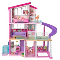 Barbie DreamHouse Dollhouse with Wheelchair Accessible Elevator, Pool and Slide, Gift for 3 to 8 Year Up