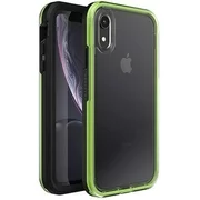 LifeProof SLAM Series Case for iPhone Xr (ONLY) - Retail Packaging - Night Flash (Clear/Lime/Black)