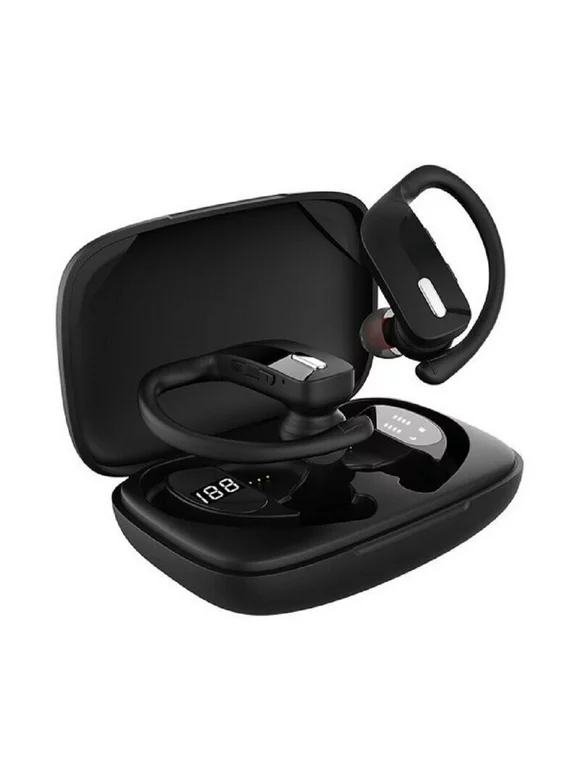 Cooligg Wireless Bluetooth Headset 5.0 TWS Earphone Stereo Earbuds Headphones High Performance Battery - Charging Case