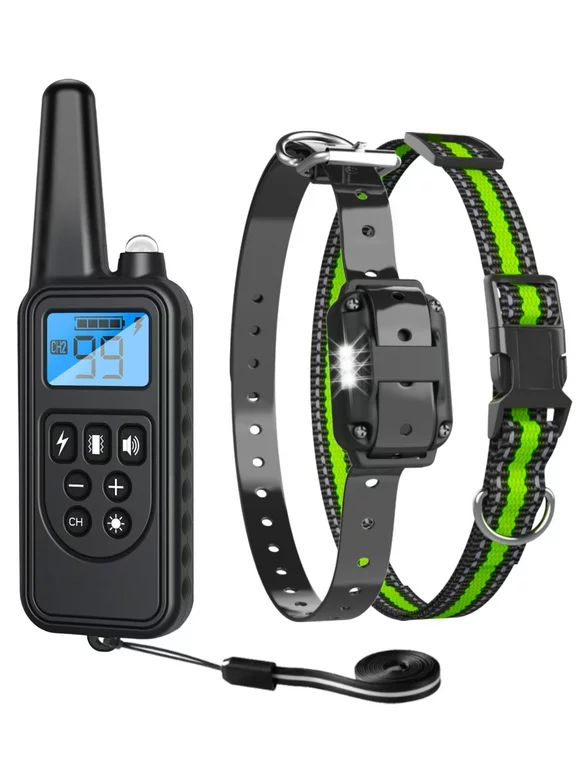 Manfiter Dog Training Collar - Rechargeable shock collars for dogs with remote for Small to Large Dogs