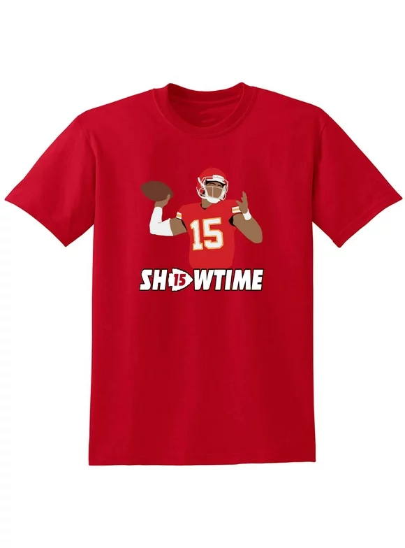 RED Chiefs Patrick Mahomes Showtime T-shirt ADULT