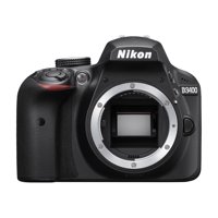 Nikon D3400 - Digital camera - SLR - 24.2 MP - APS-C - 1080p / 60 fps - 3x optical zoom AF-P DX 18-55mm VR and 70-300mm lenses - Bluetooth - black - refurbished