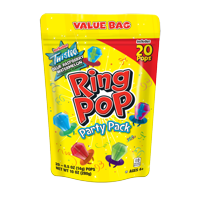 Ring Pop Candy Variety Party Pack, Assorted Flavor Lollipop Suckers, 20 Count